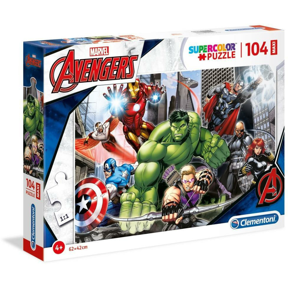 Super Colour: Maxi - Marvel The Avengers - 104pc | Puzzle - Hobby Games